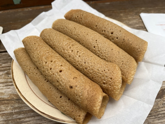 Chinbin and Pōpō: Okinawa's Rolled Crepes for Celebration Days